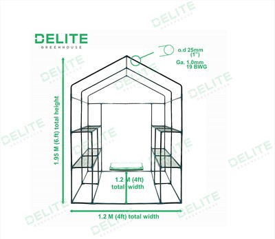 Đi bộ trong Nhà kính Pop Up Nhà kính nhỏ dễ thương